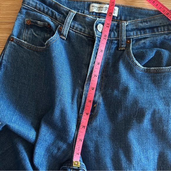 Abercrombie & Fitch Curve 90s Slim Straight Ultra Hi Rise Jeans 25/0 - Picture 7 of 8